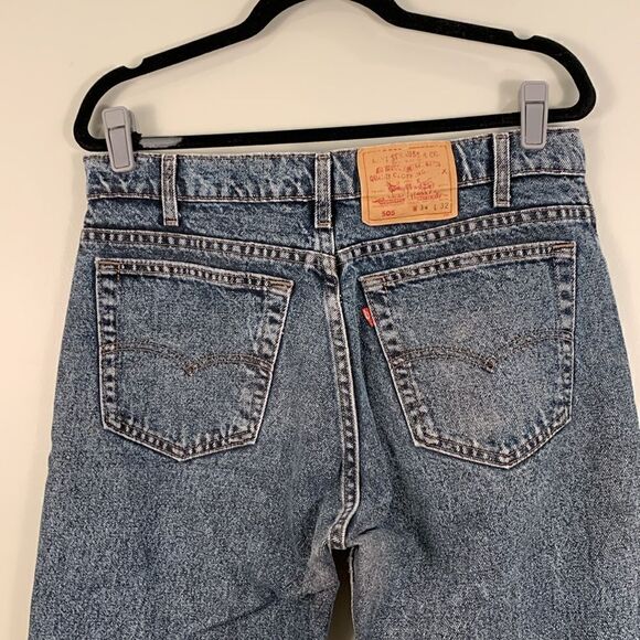 Vintage Levi’s 505 acid washed w34 L33 - Picture 5 of 9